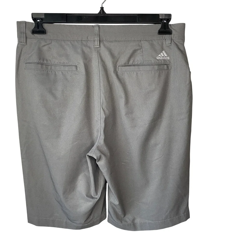 Adidas Golf Shorts Mens 32 Grey Performance Stretch Moisture Wicking‎ Activewear